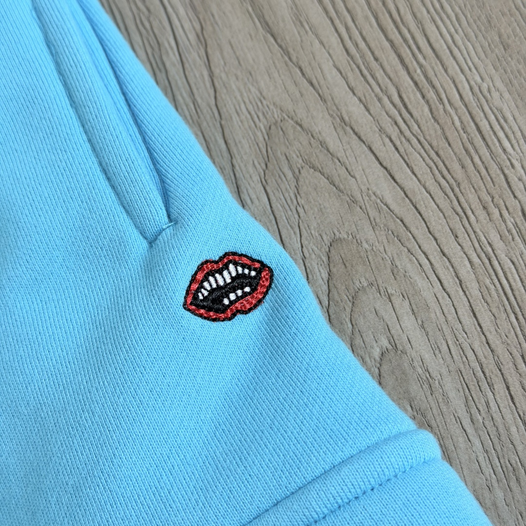 Chrome Hearts Blew Me Matty Boy Sweatshort 'Blue' (CH20269125）