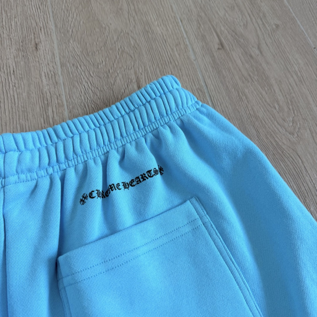 Chrome Hearts Blew Me Matty Boy Sweatshort 'Blue' (CH20269125）