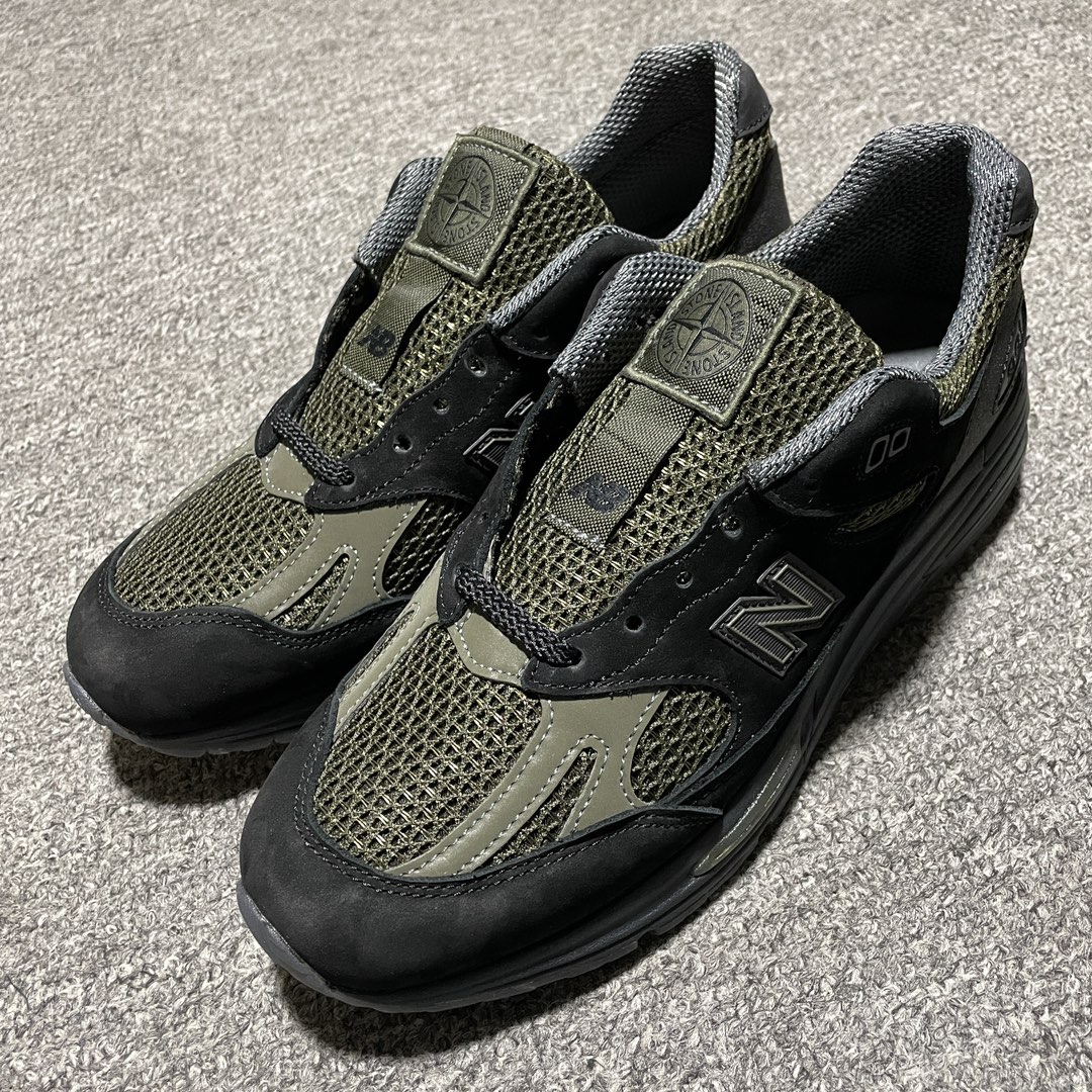 Stone Island × New Balance 991V2 "Black" (U991SD2）