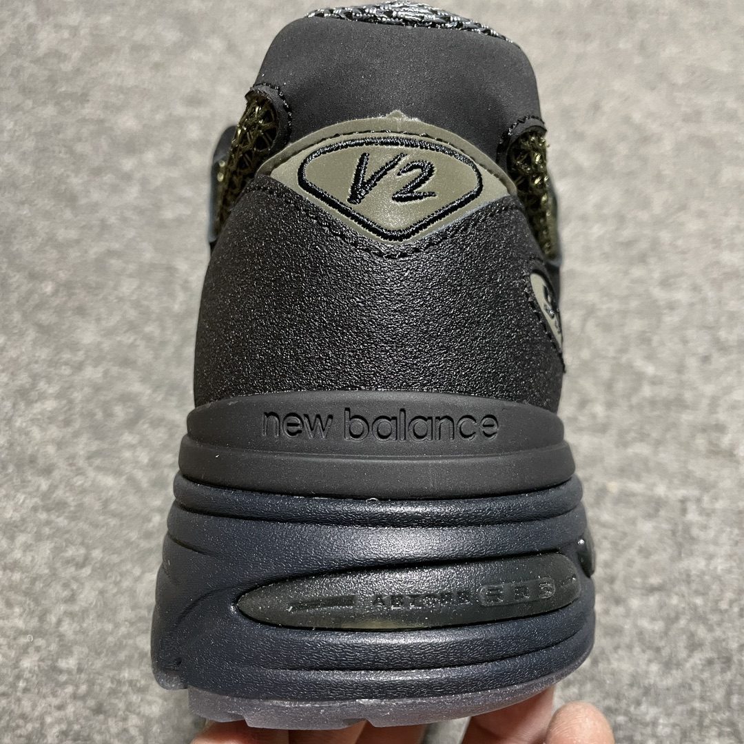 Stone Island × New Balance 991V2 "Black" (U991SD2）