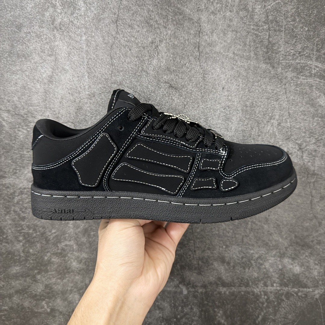 AMIRI SKEL TOP LOW - Black（AMFOSR1110-001）