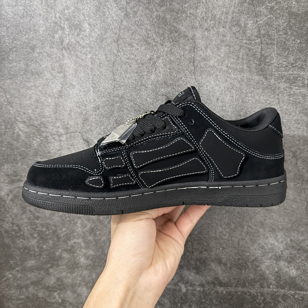AMIRI SKEL TOP LOW - Black（AMFOSR1110-001）