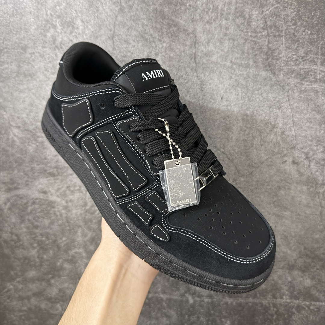 AMIRI SKEL TOP LOW - Black（AMFOSR1110-001）