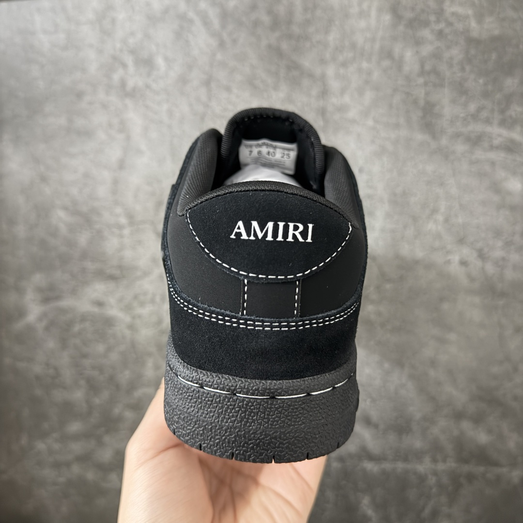 AMIRI SKEL TOP LOW - Black（AMFOSR1110-001）