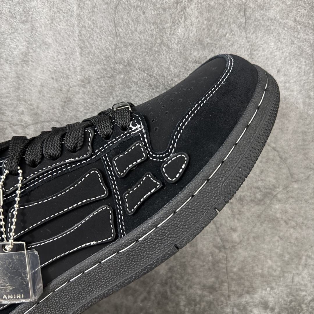 AMIRI SKEL TOP LOW - Black（AMFOSR1110-001）