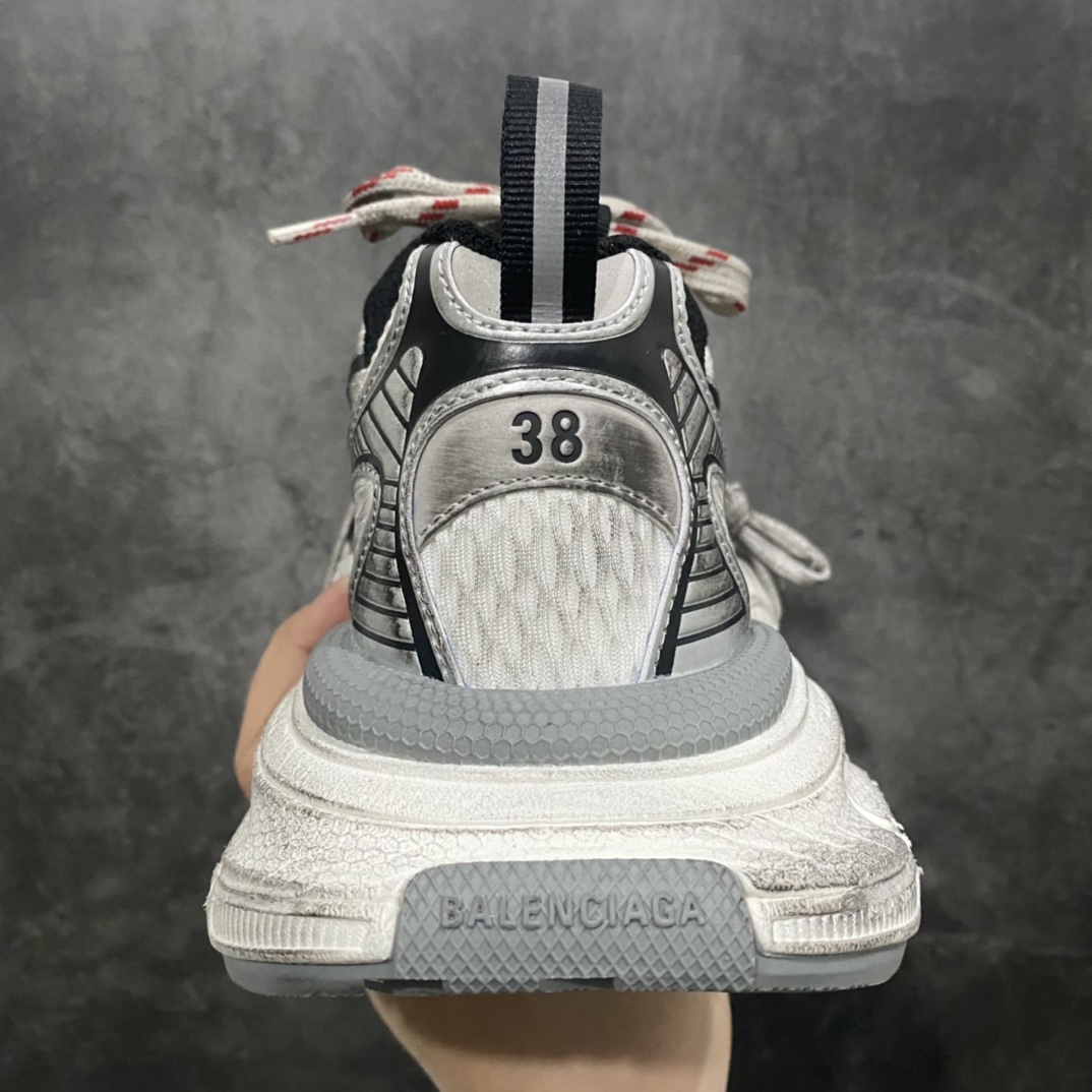 【SALE】BALENCIAGA 3XL Sneaker "Grey/White/Red"（734734W3XL51219）