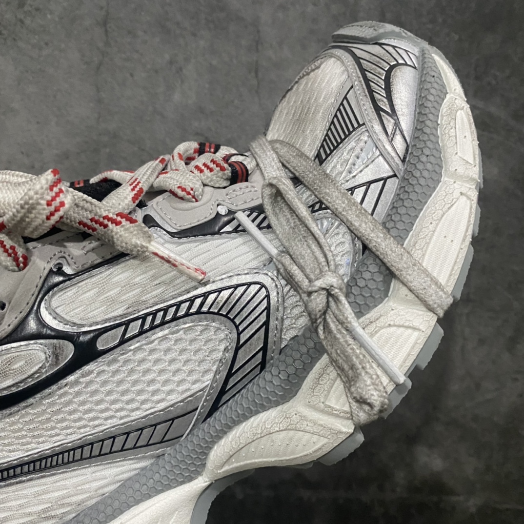 【SALE】BALENCIAGA 3XL Sneaker "Grey/White/Red"（734734W3XL51219）