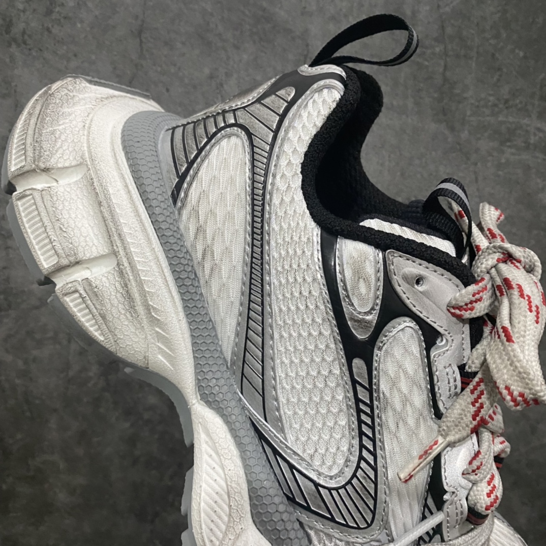 【SALE】BALENCIAGA 3XL Sneaker "Grey/White/Red"（734734W3XL51219）