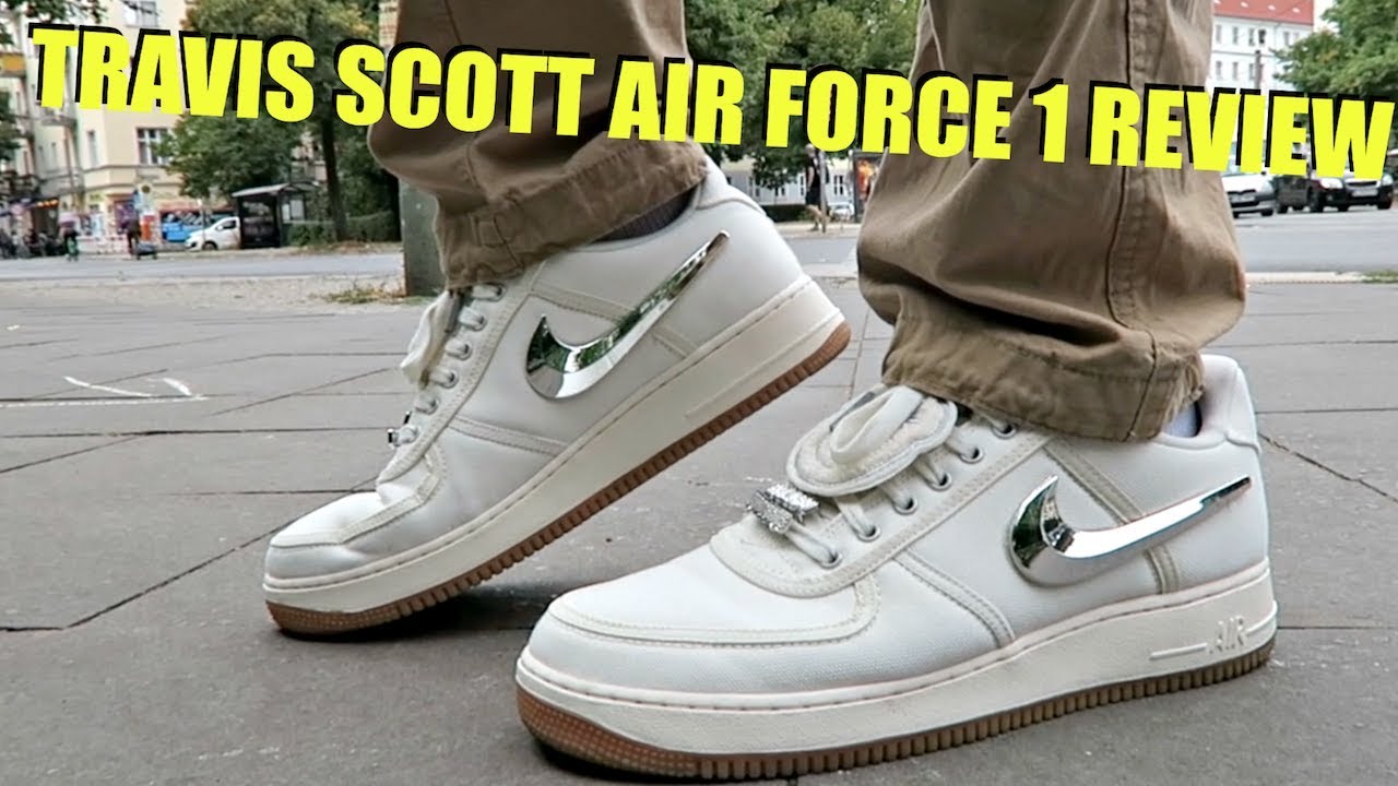 The BEST Alternative) Travis Scott x Nike Air Force 1 Sail Review & On  Foot! - YouTube