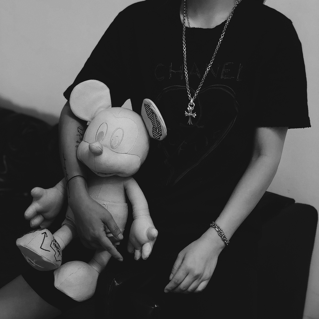 CHROME HEARTS Heart Cross Necklace（CHROME HEARTS 245）