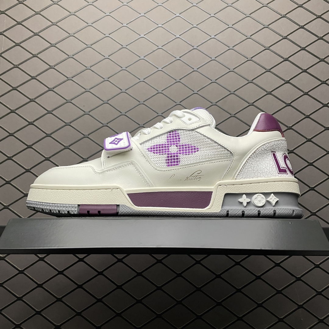 Louis Vuitton LV Trainers 'Purple Mesh'(1A98W1)