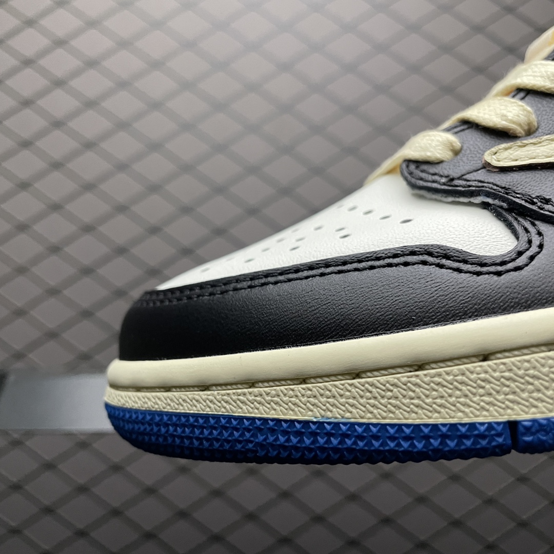 Travis Scott × Fragment × Nike Air Jordan 1 Low OG SP "Military Blue"（DM7866-140）