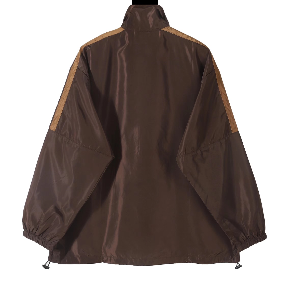 Balenciaga Logo Printed WindBreaker Brown(534317TGO262150）