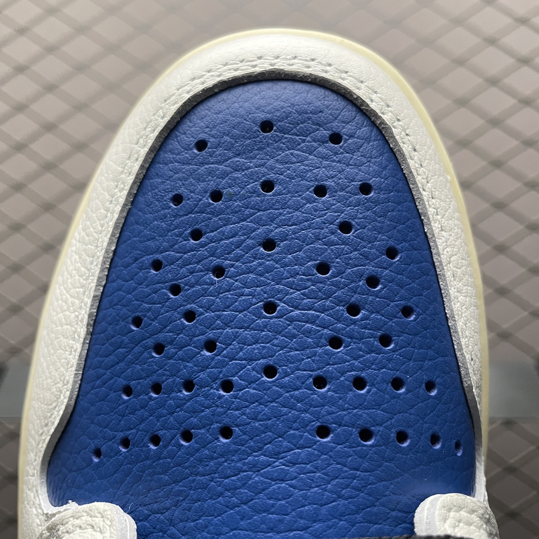 Travis Scott × Fragment × Nike Air Jordan 1 Retro High OG SP "Military Blue"  (DH3227-105)