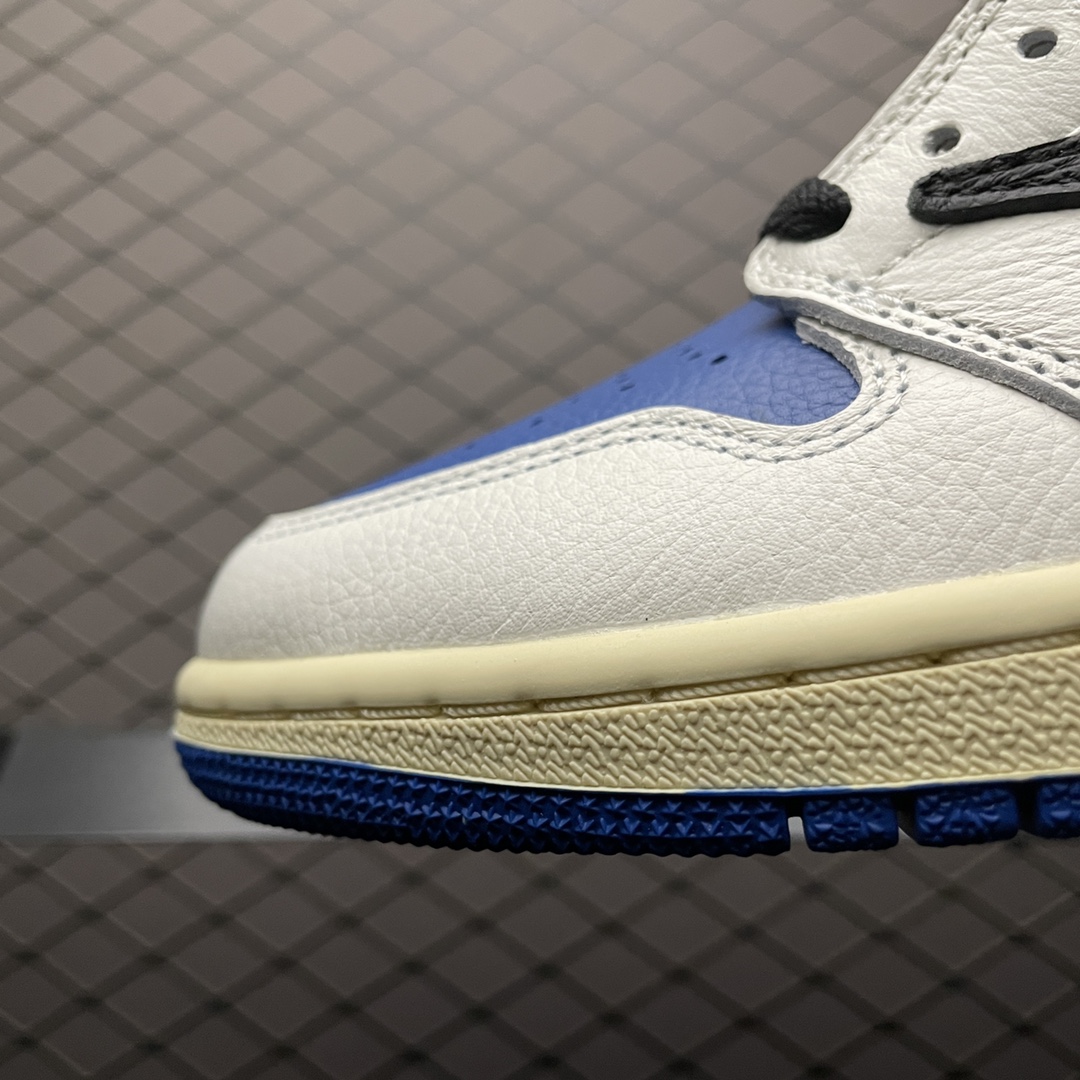 Travis Scott × Fragment × Nike Air Jordan 1 Retro High OG SP "Military Blue"  (DH3227-105)