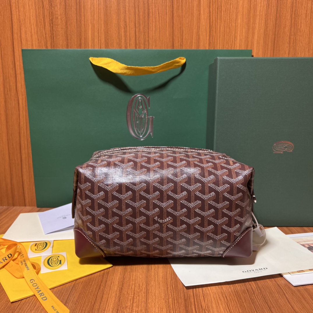 Goyard Boeing 25 Toilet Bag Green（BOEING025TY-09CL09P）