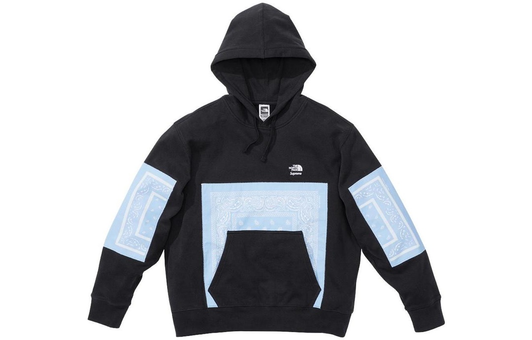 Supreme The North Face Bandana Hooded Sweatshirt White（SUP-SS22-449-1）