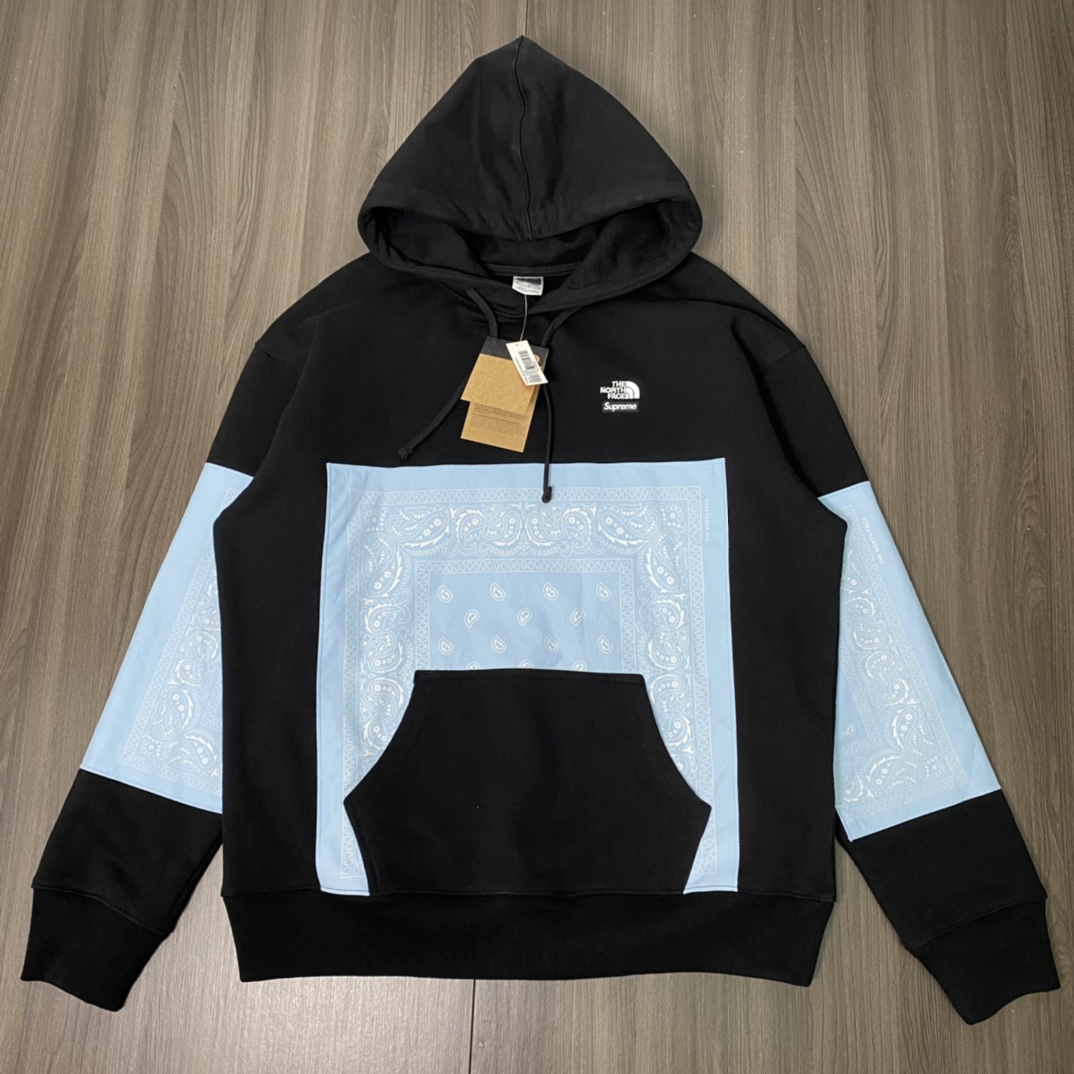 Supreme The North Face Bandana Hooded Sweatshirt White（SUP-SS22-449-1）