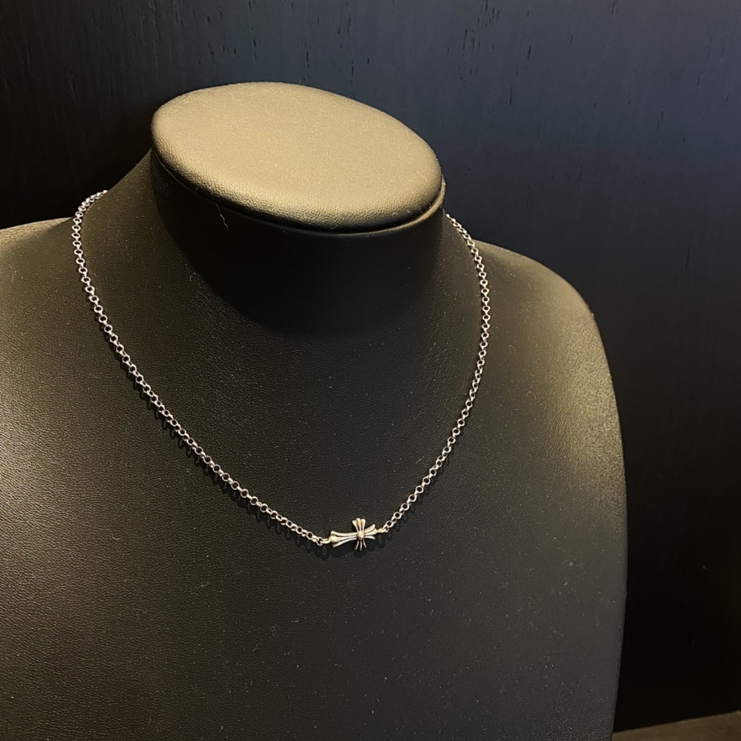 Chrome Hearts Cross Clavicle Necklace（CHROME HEARTS 191）