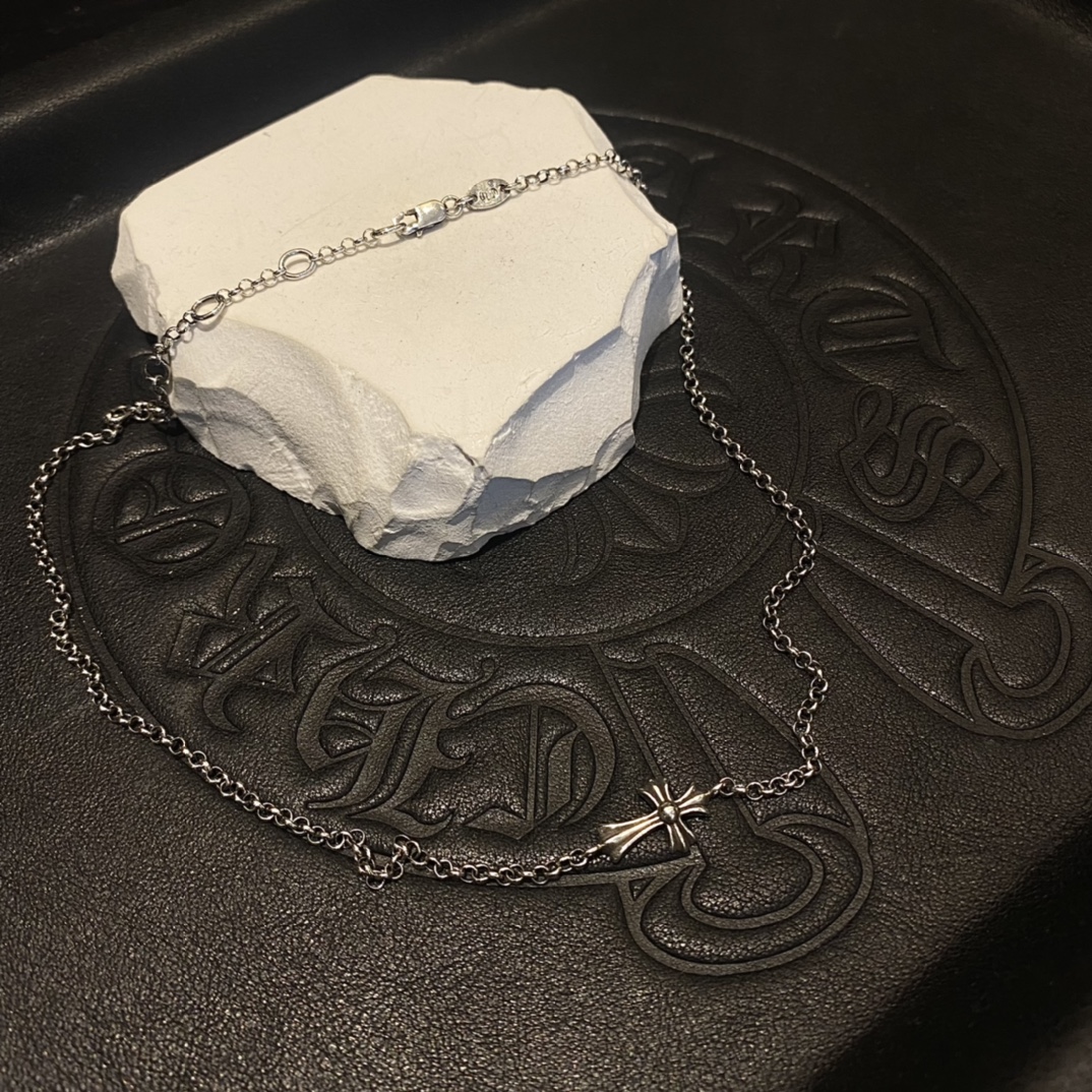 Chrome Hearts Cross Clavicle Necklace（CHROME HEARTS 191）