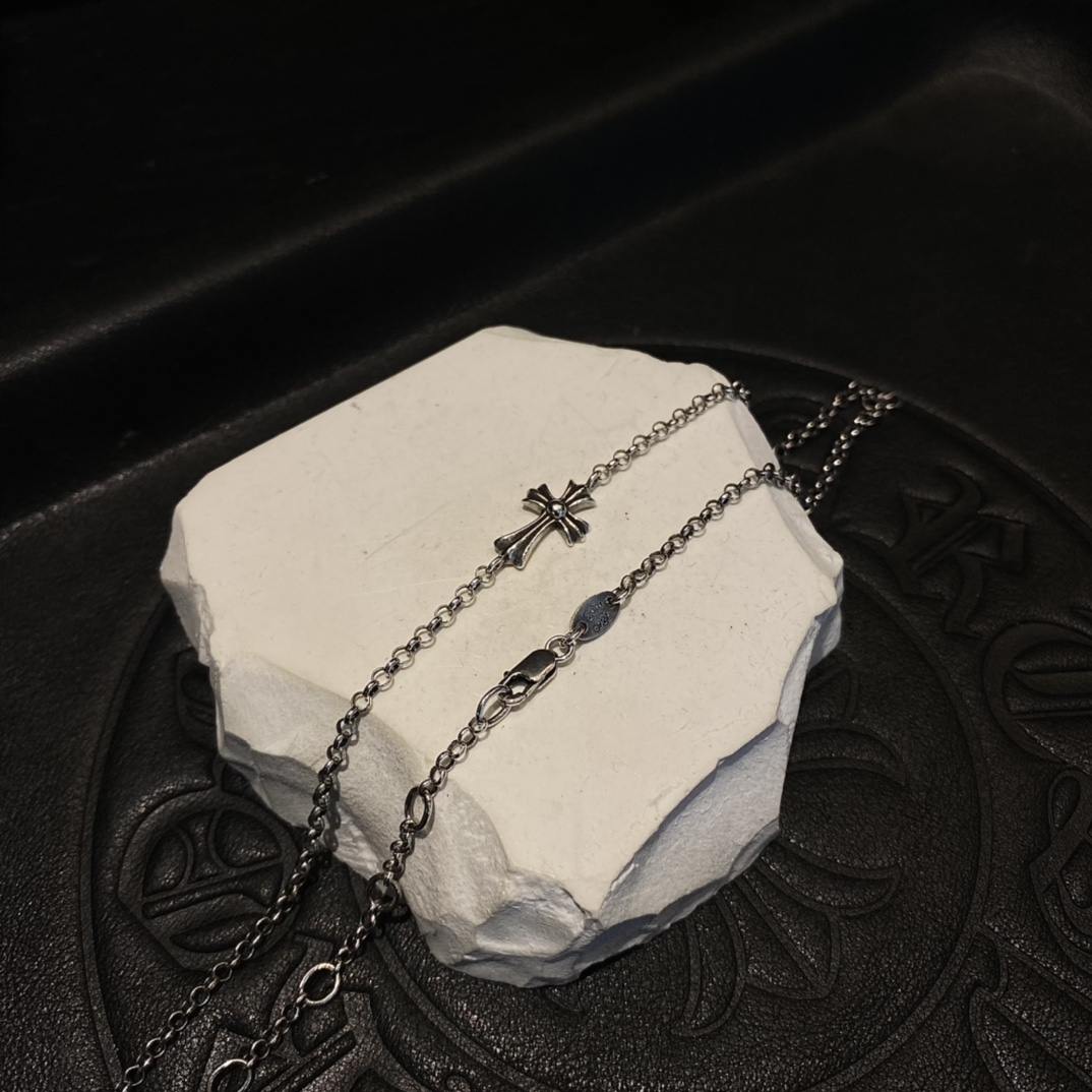 Chrome Hearts Cross Clavicle Necklace（CHROME HEARTS 191）