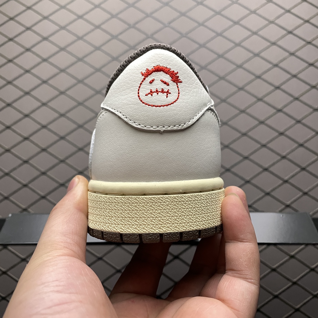 Travis Scott × Nike Air Jordan 1 Low OG SP "Reverse Mocha/Sail and Ridgerock"（DM7866-162）