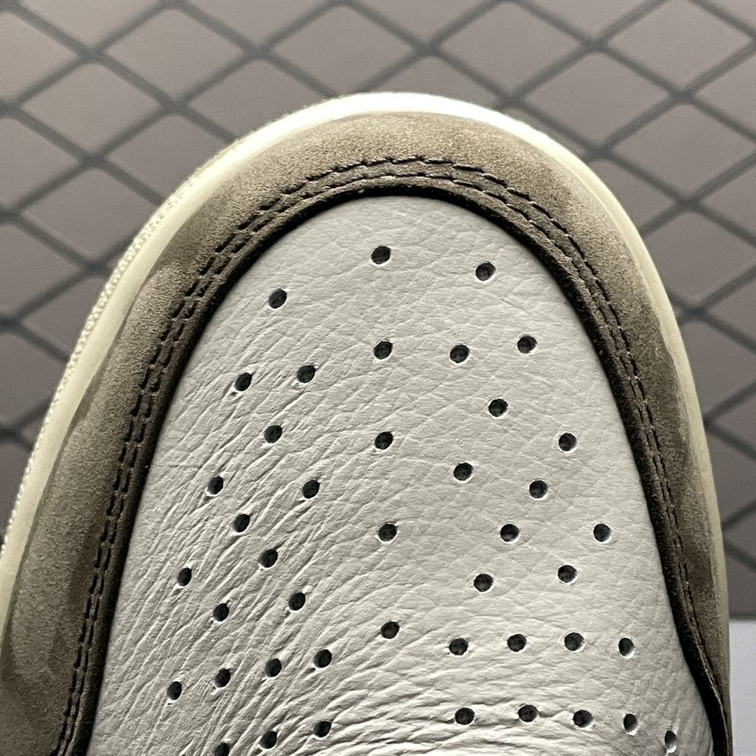 Travis Scott × Nike Air Jordan 1 Retro High OG TS SP "Sail/Dark Mocha"(CD4487-100)