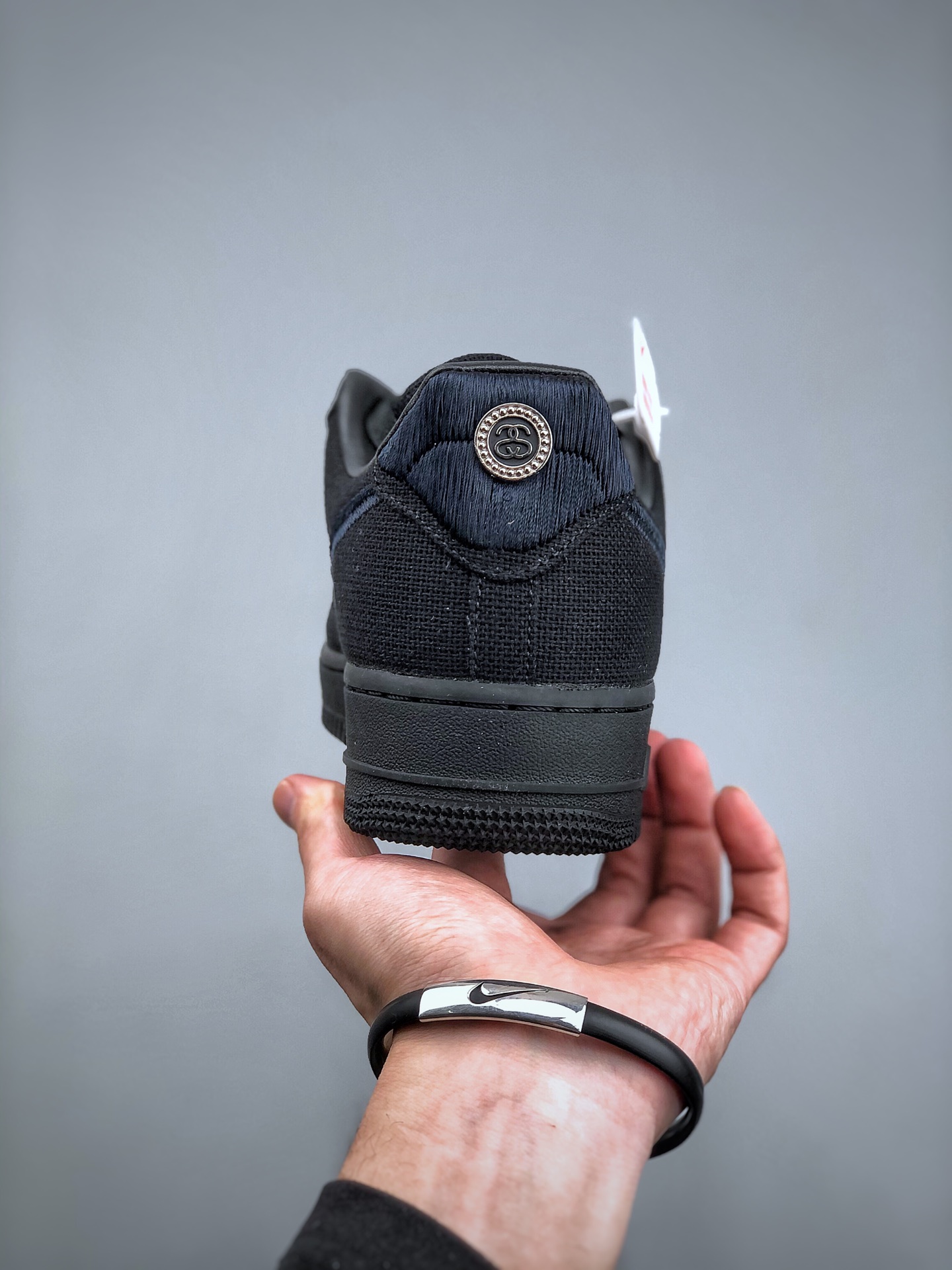 Stussy × Nike Air Force 1 Low "Triple Black"（CZ9084-001）