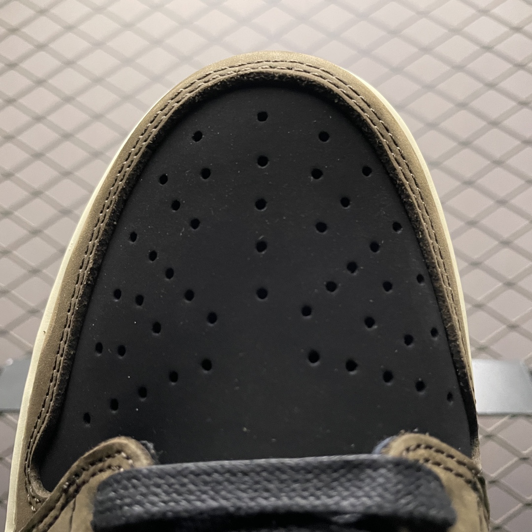 Travis Scott × Nike Air Jordan 1 Low OG SP-T "Black/Dark Mocha"(CQ4277-001)