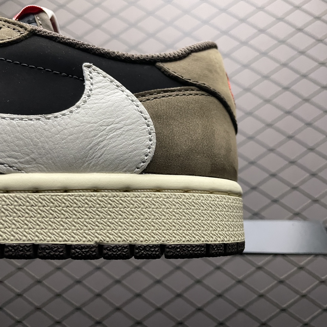 Travis Scott × Nike Air Jordan 1 Low OG SP-T "Black/Dark Mocha"(CQ4277-001)