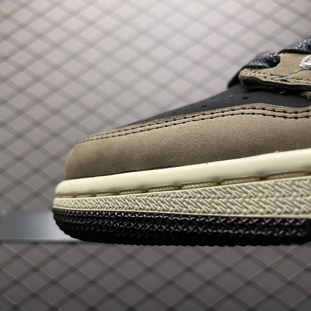 Travis Scott × Nike Air Jordan 1 Low OG SP-T "Black/Dark Mocha"(CQ4277-001)