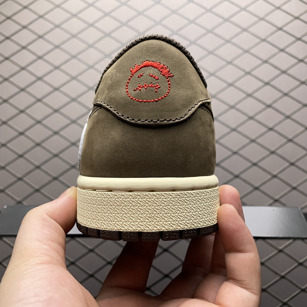 Travis Scott × Nike Air Jordan 1 Low OG SP-T "Black/Dark Mocha"(CQ4277-001)