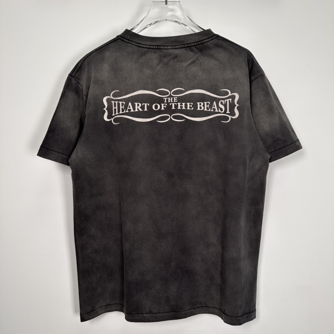 SAINT Mxxxxxx 23SSTEE DEVIL BLACKTシャツ(SM-S23-0000-002）