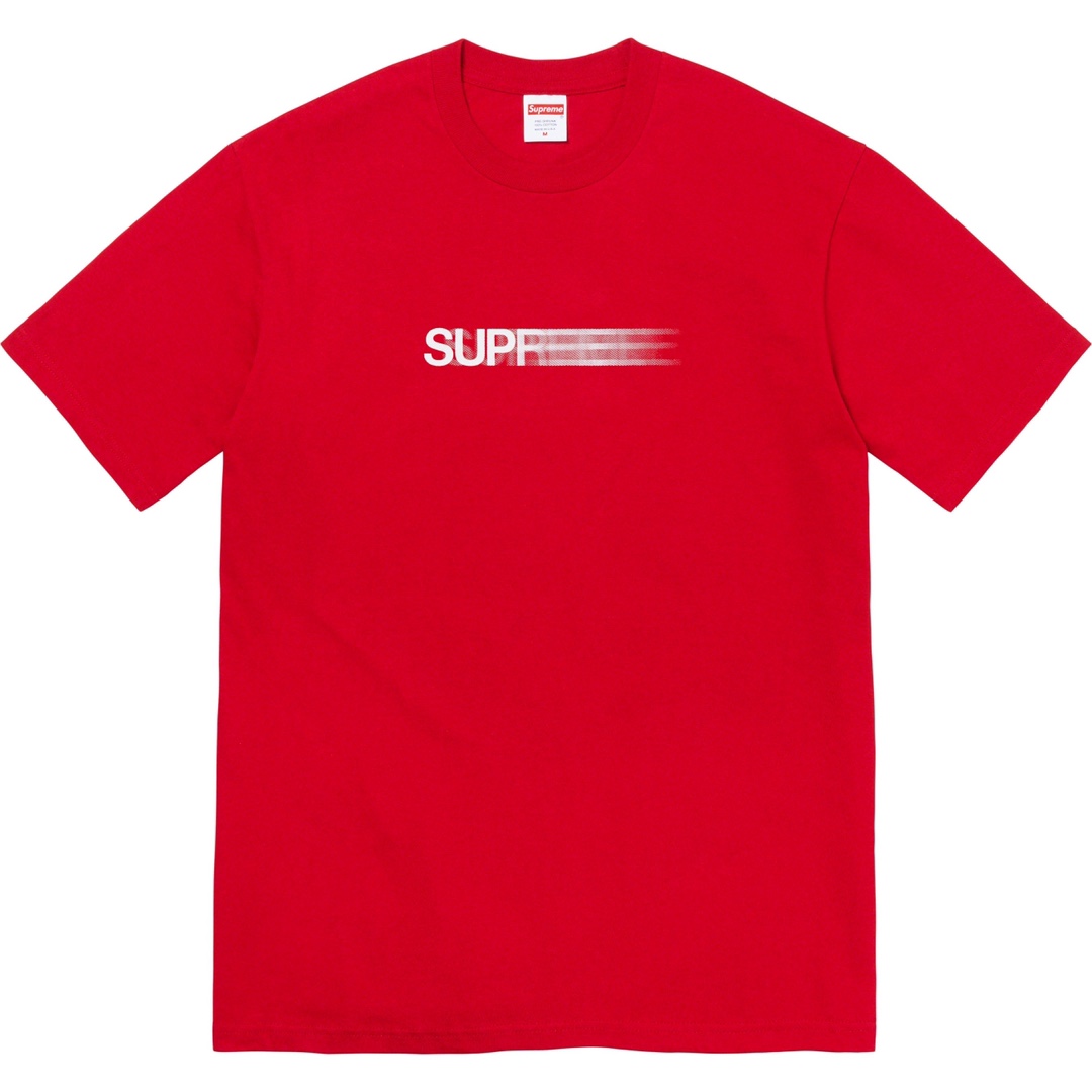 Supreme Motion Logo Tee "Red" (23SS)  (SUP-SS23-273-2）