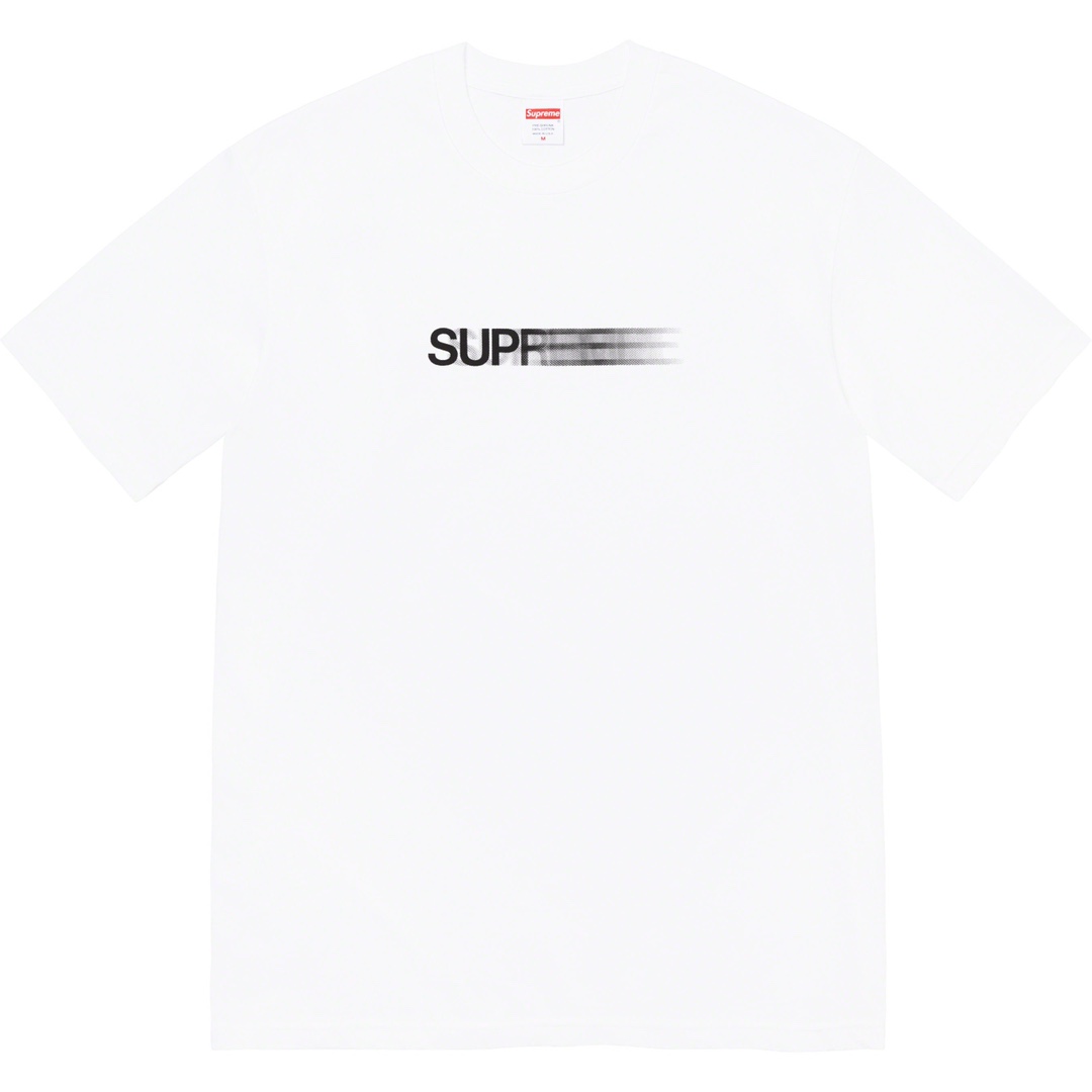 Supreme Motion Logo Tee "White" (23SS)(SUP-SS23-273-1）