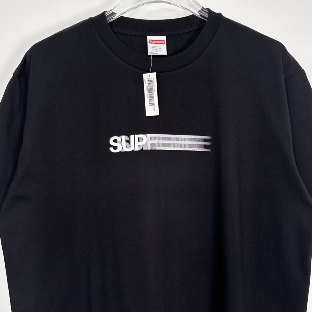 Supreme Motion Logo Tee "Black" (23SS)(SUP-SS23-273）