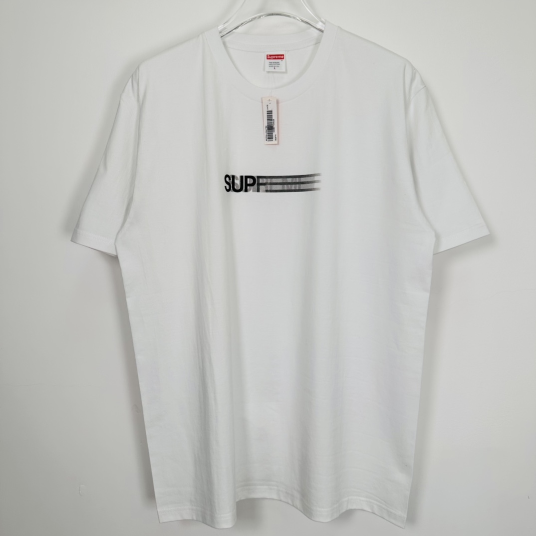 Supreme Motion Logo Tee "White" (23SS)(SUP-SS23-273-1）