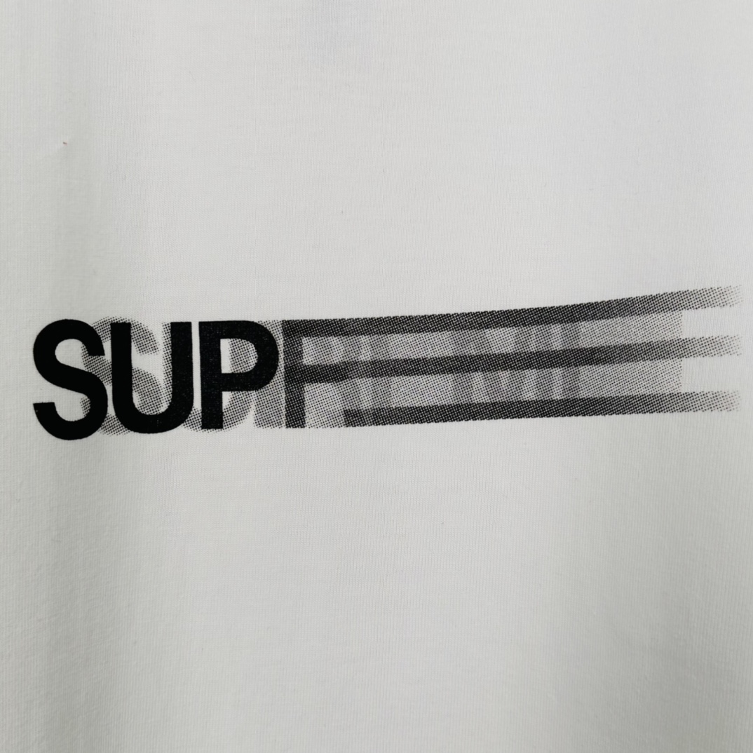 Supreme Motion Logo Tee "White" (23SS)(SUP-SS23-273-1）