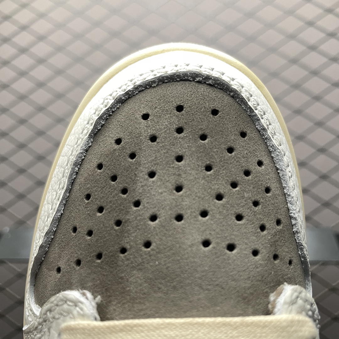 Travis Scott x Nike PS Air Jordan 1 Low "Reverse Mocha/Sail and Ridgerock"(Kids)  (DO5442-162)