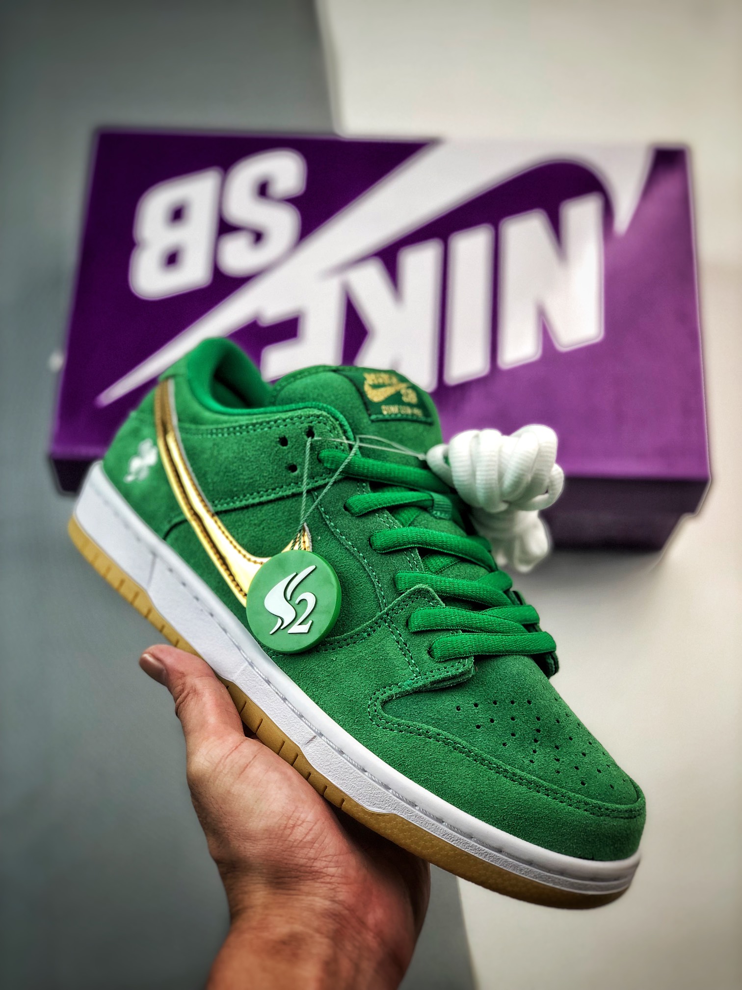 Nike SB Dunk Low St.Patrick's Day 28.5靴/シューズ | titanyummakina.com.tr - スニーカー