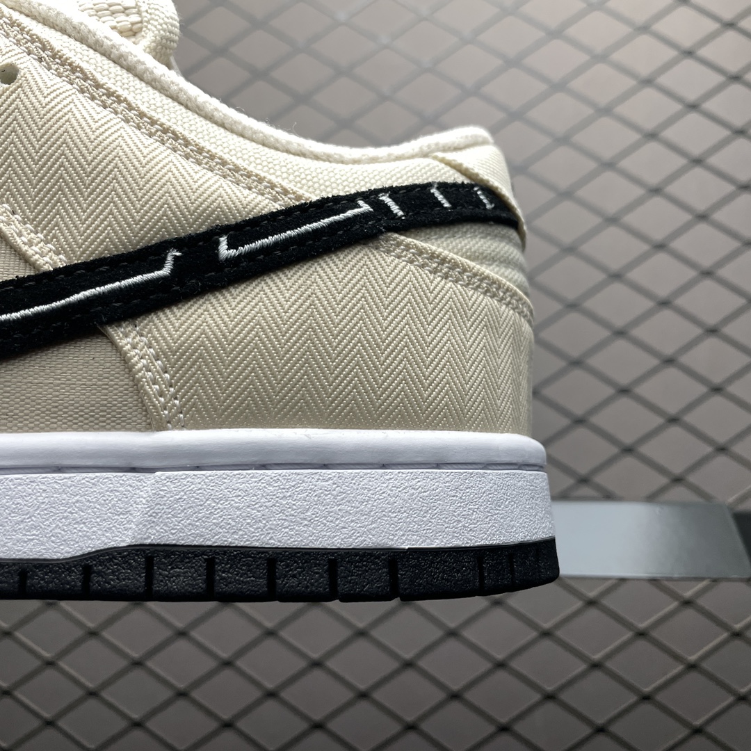 Albino & Preto × Nike SB Dunk Low Pro QS "Pearl White"（FD2627-200）