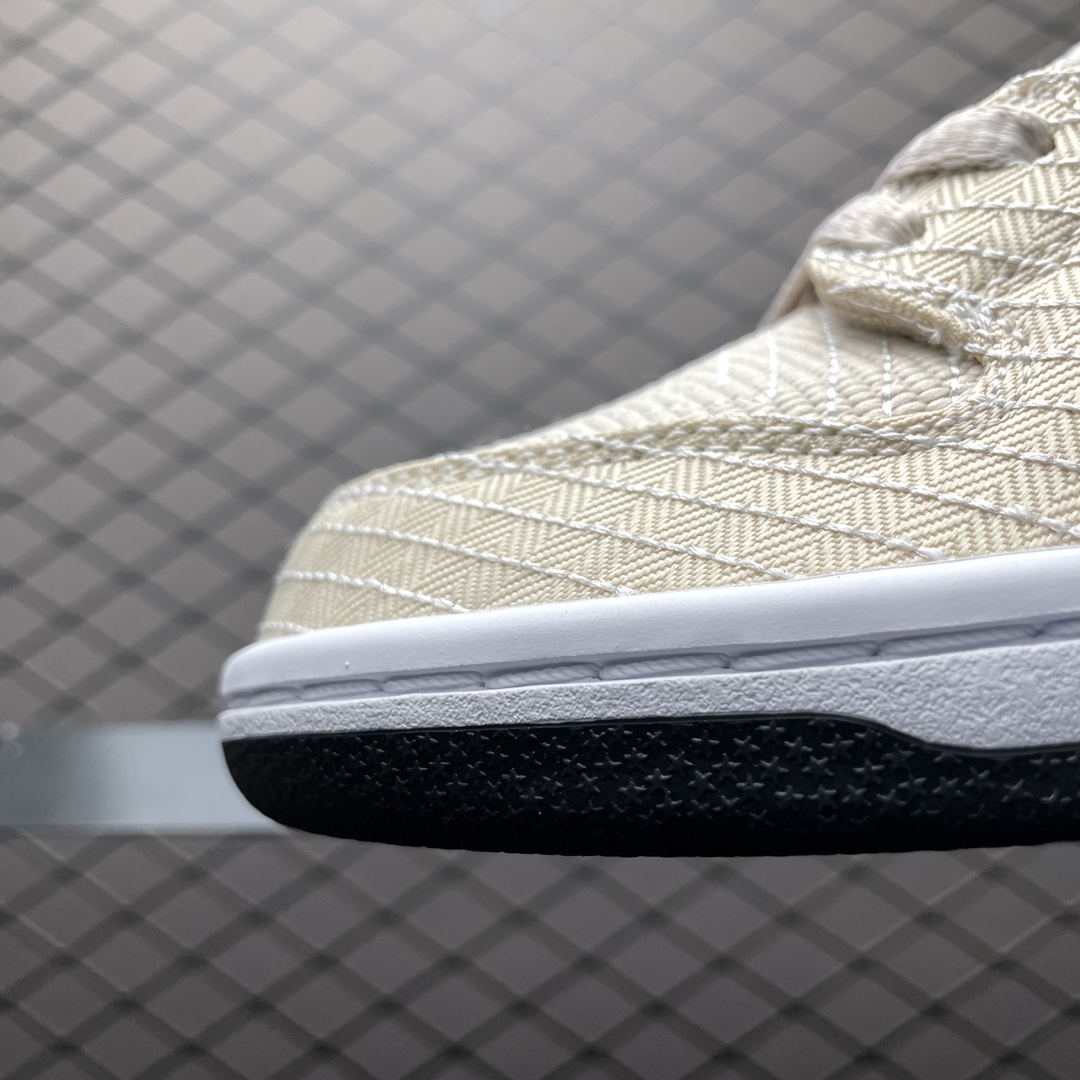 Albino & Preto × Nike SB Dunk Low Pro QS "Pearl White"（FD2627-200）