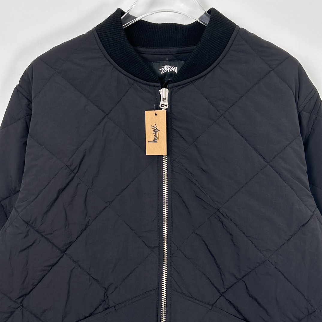 Stussy 8 Ball Quilted Liner Jacket Brown（115740-1）
