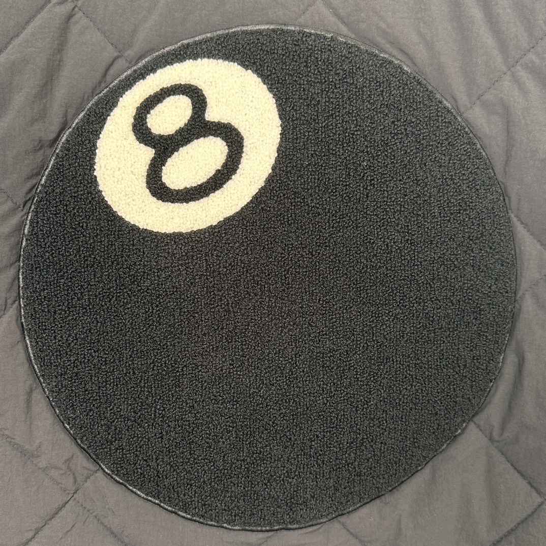 Stussy 8 Ball Quilted Liner Jacket Brown（115740-1）