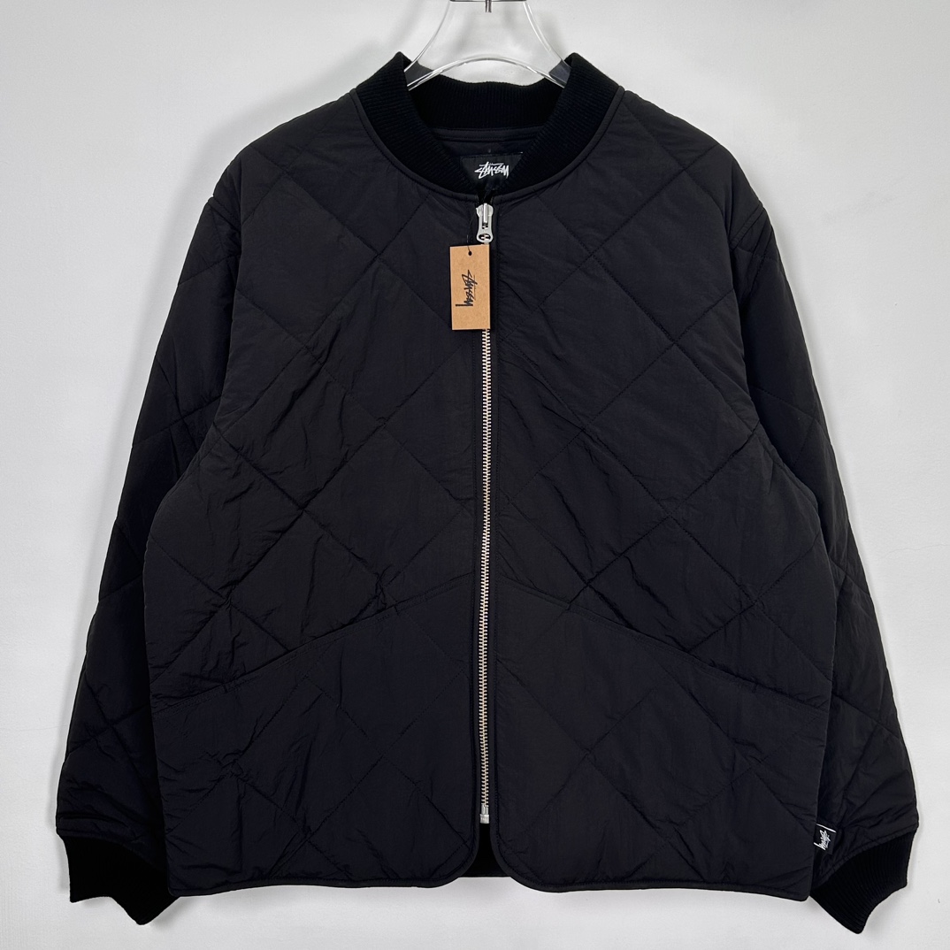 Stussy 8 Ball Quilted Liner Jacket Brown（115740-1）