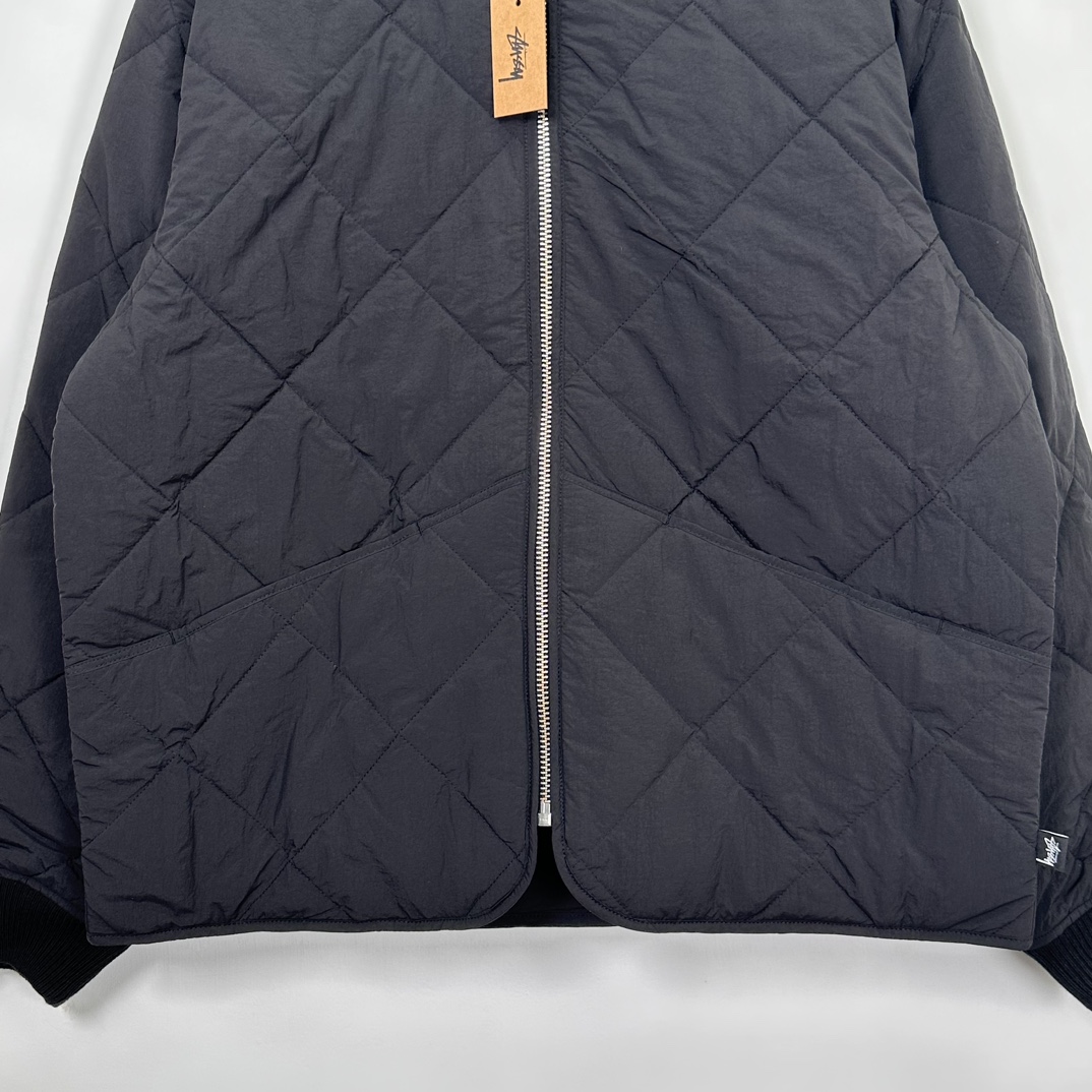 Stussy 8 Ball Quilted Liner Jacket Brown（115740-1）
