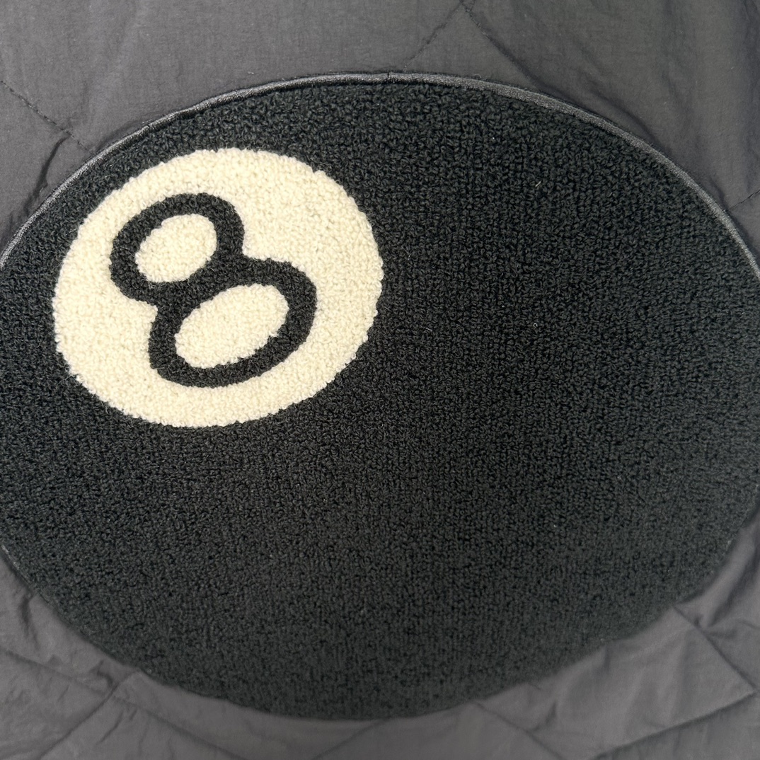 Stussy 8 Ball Quilted Liner Jacket Brown（115740-1）