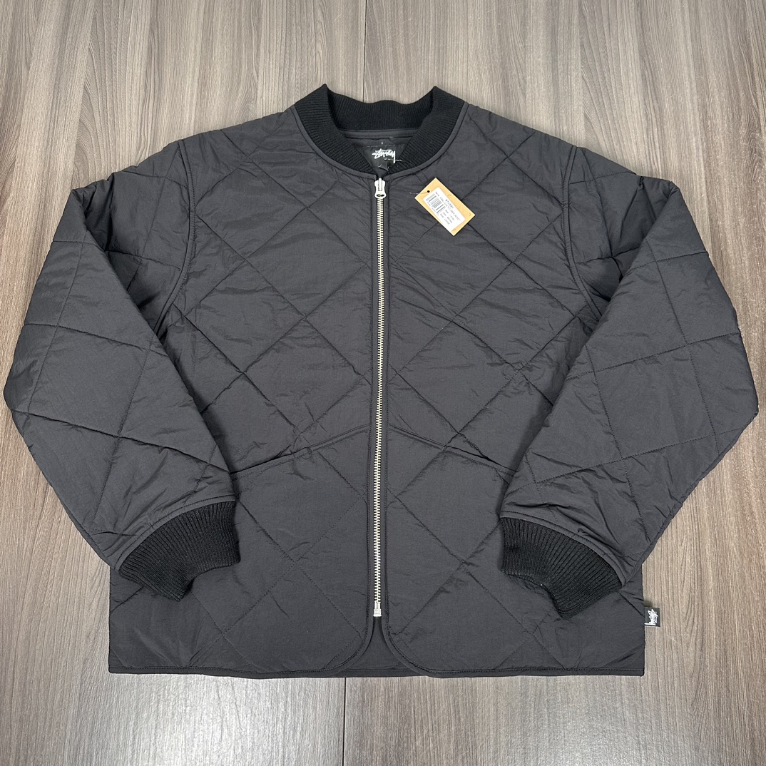 Stussy 8 Ball Quilted Liner Jacket Brown（115740-1）