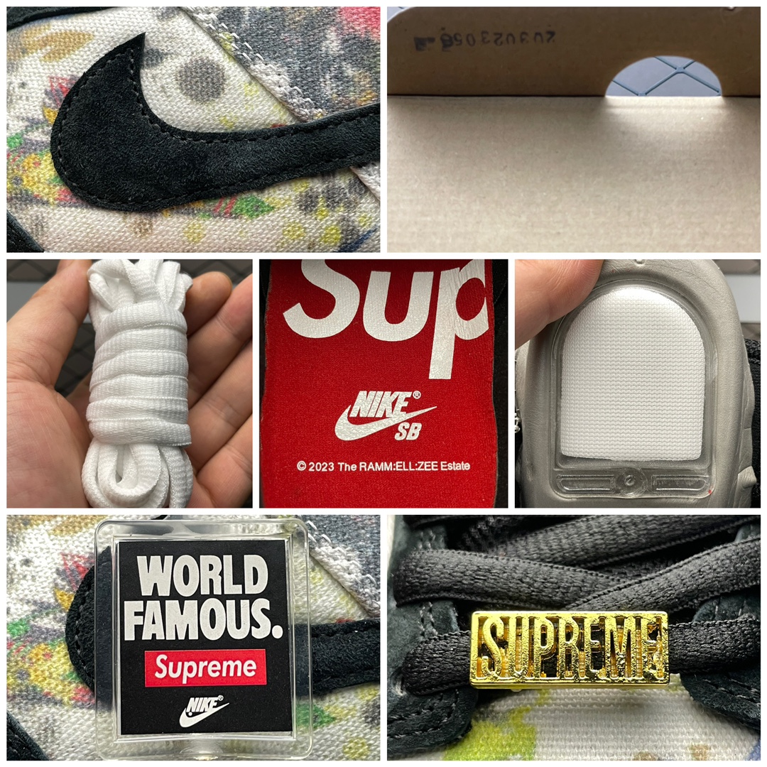 Supreme × Nike SB Dunk Low "Rammellzee"（FD8778-001）
