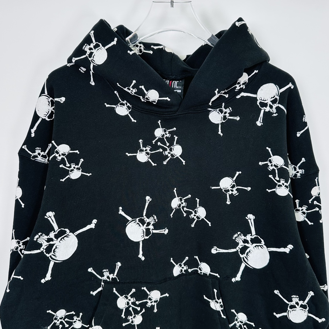 [SAINT Mxxxxxx]SA_CRW SWT/SKULL/BLACK(SM-A23-0000-C11）